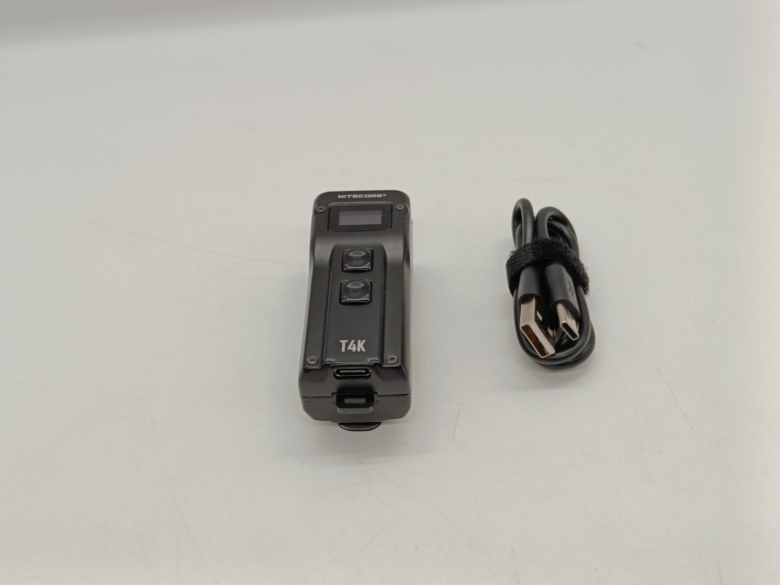 Nitecore T4K 4000 lumen turbo keychain lamp light USB-C rechargeable black