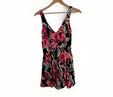 Maxine of Hollywood Swimsuit Womens Sz 14 Tropical One Piece Modest Bathing Suit