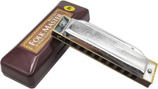 Diatonic Blues Harmonica, Blues Harmonica Harp Mouth Organ 10 Hole 20 Tone 1072-