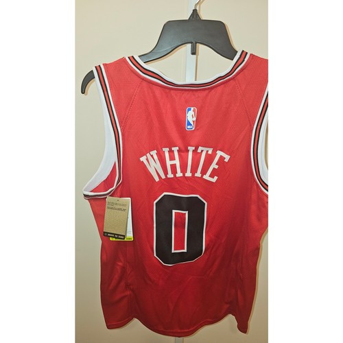 NBA NIKE DRY FIT JERSEY SIZE SMALL REPLICA BULLS WHITE - Picture 4 of 5