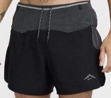 Men  s Nike Trail Second Sunrise 5'' Dri-FIT ADV Running Shorts HJ3572-010 Size M