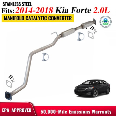 #ad For Kia Forte 2014 2018 2.0L Center Catalytic Converter Direct fit EPA Approve $193.24