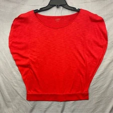 Loft Top Sleeveless Red Size | XS