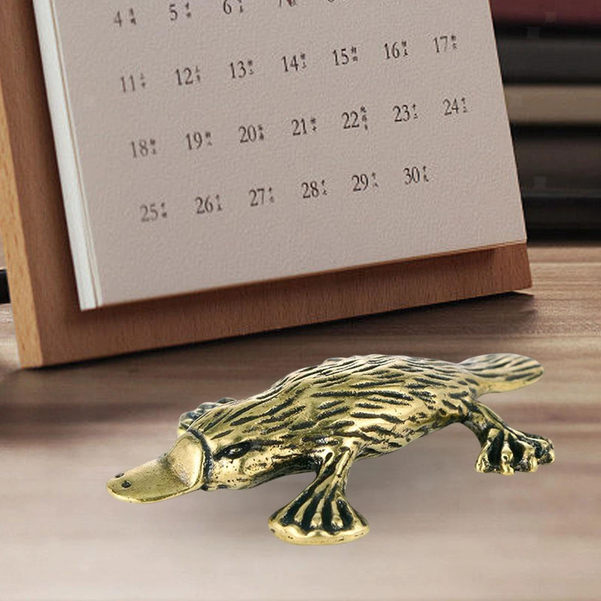 Platypus Figurine Small Platypus Ornament Artwork Animal Sculpture