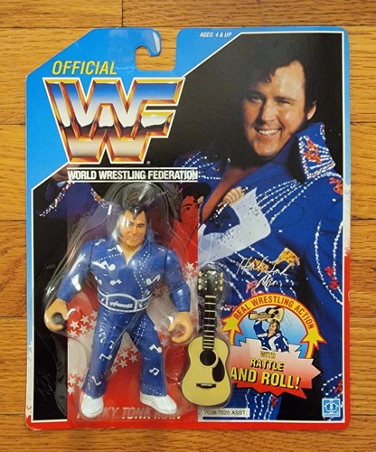  WWF Hasbro HONKY TONK MAN Series 2  Blue Card MOC...