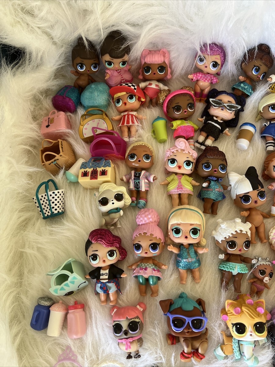 Lot of 65MGA, LOL SURPRISE DOLLS BABIES PETS Acssesories