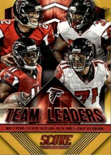 2015 Score Jones / Ryan / Biermann / Jackson #23 Team Leaders Gold Atlanta 11I