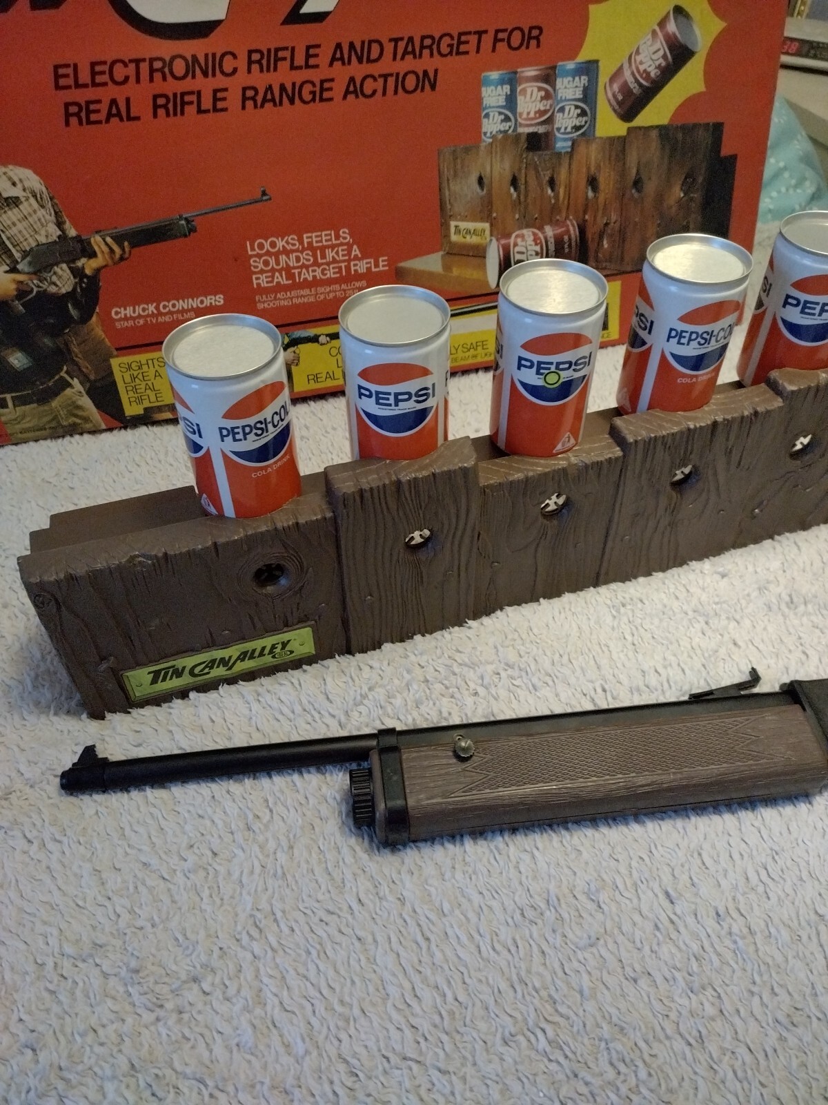 Vintage Tin Can Alley Electronic Game Boxed By Ideal Ages 9 & Up