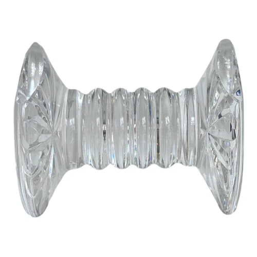 Vintage 1980s Waterford Crystal Knife Rest. 3.25 " Wide 16-point Made In Ireland