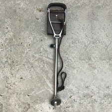 SGABELLO SEDIA PIEGHEVOLE RACING BASTONE DA TIRO IN PELLE MARRONE ALTA QUALITÀ