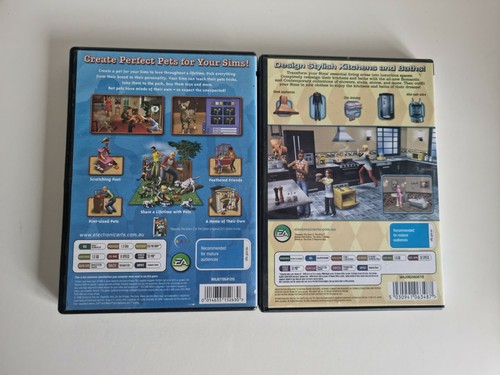 The Sims2:Pets Expansion Pack + Kitchen &Bathroom Interior w/manual #SU - Picture 2 of 4