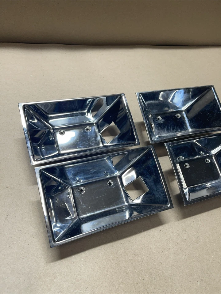 Cadillac Fleetwood Buick Oldsmobile Pontiac Door Handle Bezels Deville 1977-1992 - Image 3 of 4