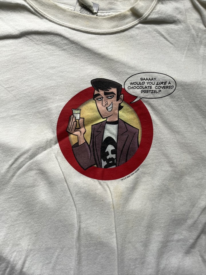 Vintage Mallrats Jason Lee Shirt Chocolate Covered Pretzel 2005 Kevin