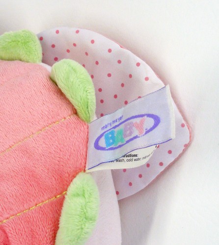 Mary Meyer Baby Marienkäfer Plüschtier quietschend rosa Blume bestickt Stofftier 8 Zoll - Bild 7 von 8