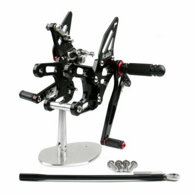 Fussrastenanlage für  Kawasaki ZX10R ZX 10R 2008-2009 Schwarz