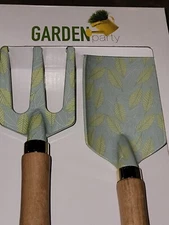 Garden Party Green Floral Tools Kit Home Tool Equipment Garden Tool 2 Piece Set