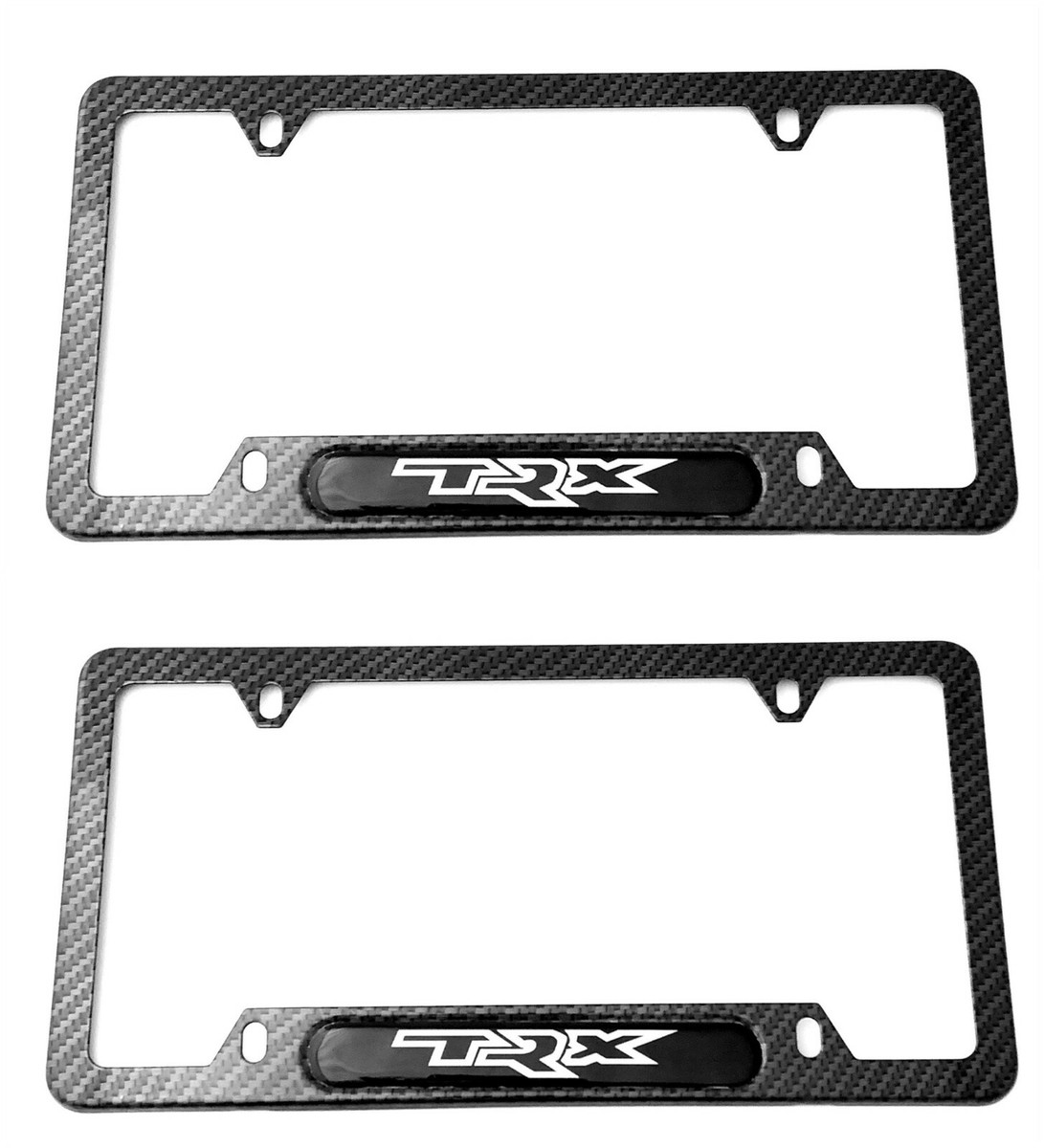2021 Ram 1500 TRX Carbon Fiber License Plate Frame Tag Holder bots caps