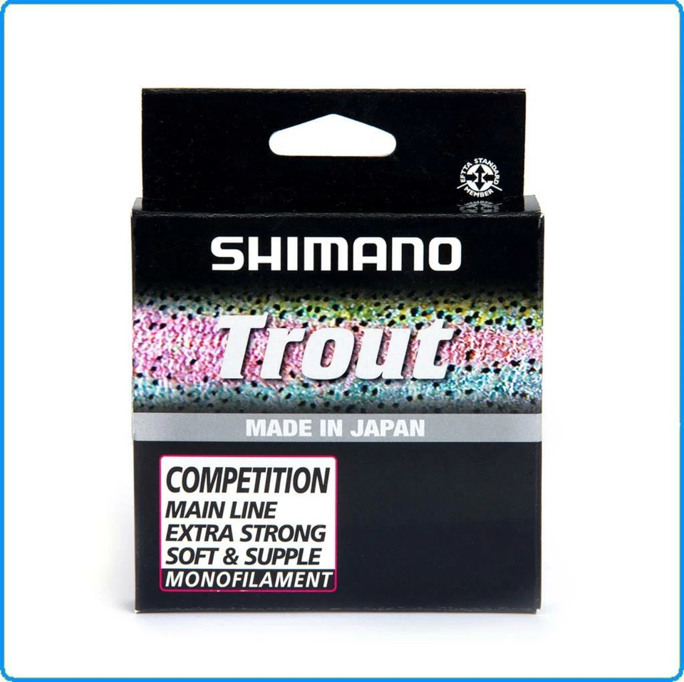 Filo Shimano Trout Competition 150m 0.12mm 1.29Kg da trota spinning bolognese - Immagine 2 di 4