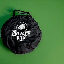 Privacy Pop Full Size Bed Tent Full Size Black With Storage Bag New