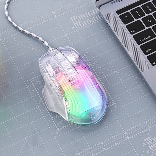 RGBs Gamings Mouse USB Cord 12800DPI Ergonomics Gamers Optical Mouse with Light - Picture 3 of 8