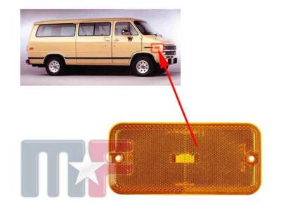 Seitenleuchte vo 85-95 Chevrolet GMC Van G20 G30 G1500 G2500 Blinkleuchte Reflek