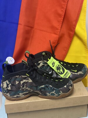 Size 9.5 - Nike Air Foamposite Pro Prm Le Green Camo for sale