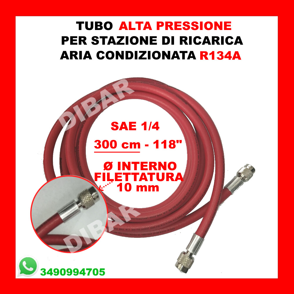 Kit Ricarica Gas Refrigerante R134A | Con Manometro E Tubo Per Auto - Foto 4