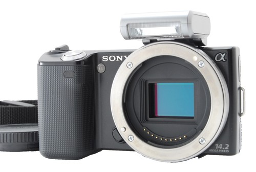 Sony Alpha α NEX-3 Black 14.2 MP 16 18-55 Lenses [Japanese