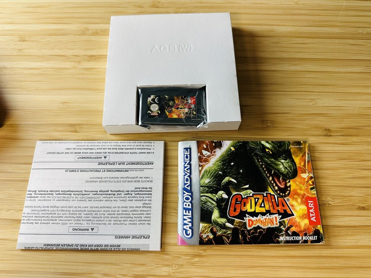 MINT - Godzilla: Domination (Nintendo Game Boy Advance) GBA MINT - Godzilla: Domination (Nintendo Game Boy Advance) GBA