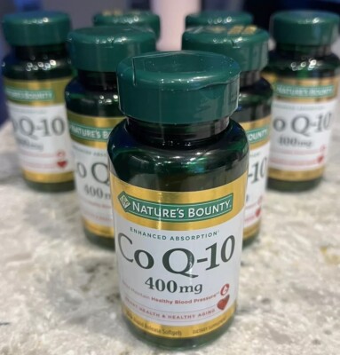 Nature's Bounty Co Q-10 400 mg 39 Rapid Release Softgels Lot of 7  Exp 9/2026-28