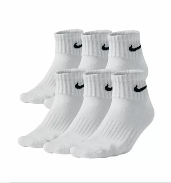 nike everyday cushion quarter sock