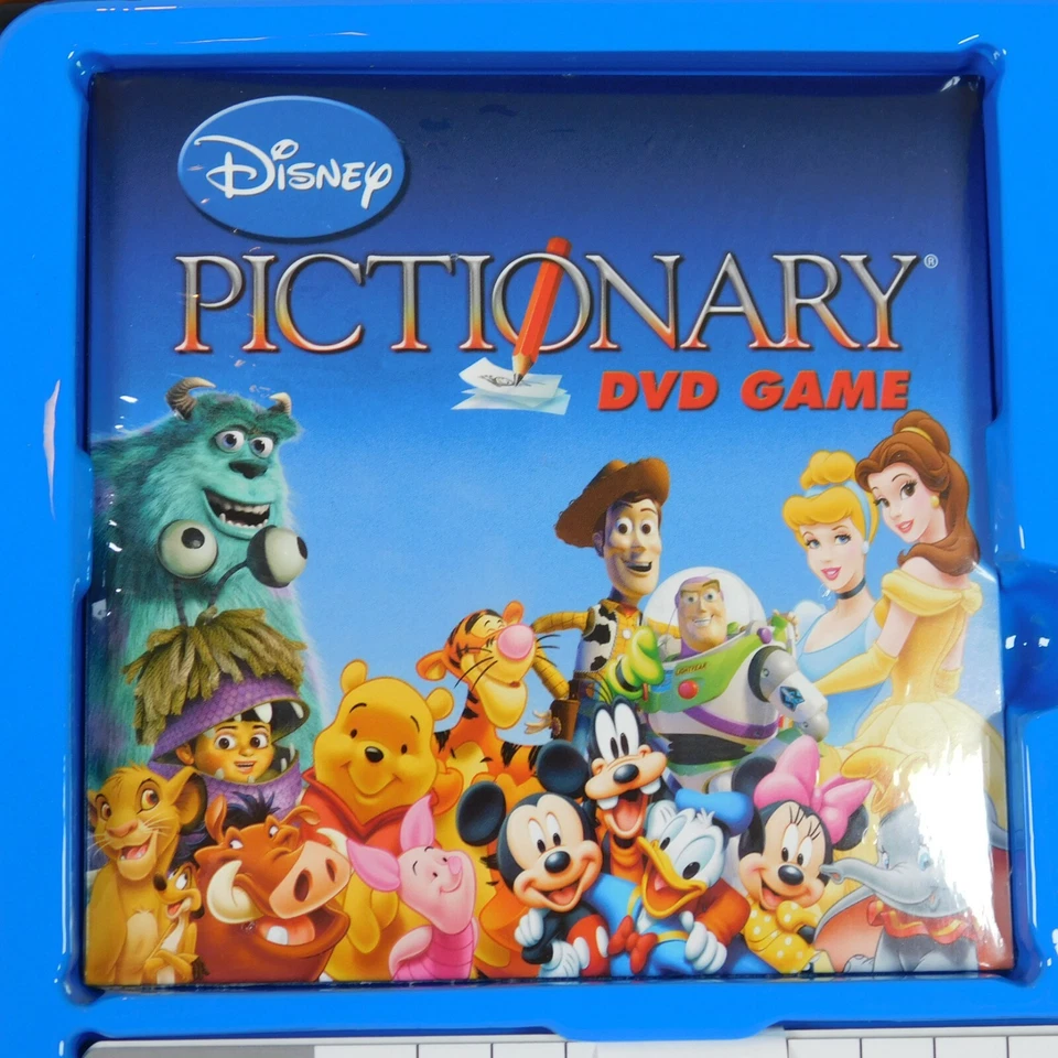 Disney Pictionary DVD Game Drawing Animation Characters Mattel Games Open Box - Image 3 of 4