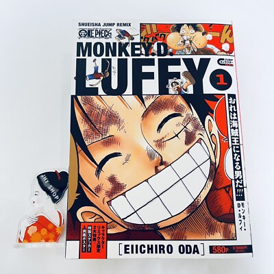 ONE PIECE MONKEY.D.LUFFY Character Book Vol. 1-2 Japanese Comic