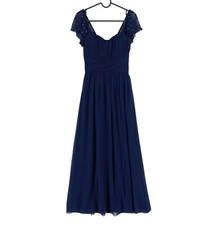 Little Mistress Women Navy Blue A Line Flared Dress Size EU 38 UK 10 US 6