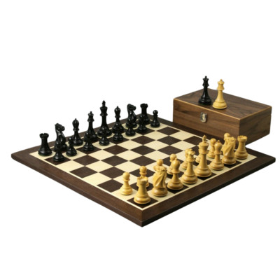 21 Zoll Schachspiel Wenge ebonisiert Profi Staunton Schachfiguren 3,75 Zoll