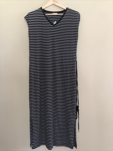 TARGET Black \u0026 White Stripe Maxi Dress 