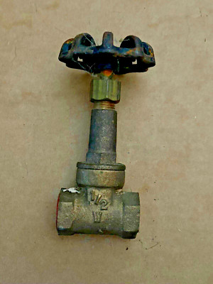 Walworth 1/2'' Brass Gate Valve W56 150 S 300 CWP Threaded USA made