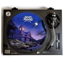 KING DIAMOND Turntable Slipmat for Vinyl Records 12 DJ Slip Mat mercyful fate
