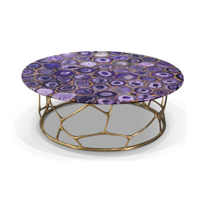 Purple Amethyst Agate Table, Custom Table ,Dining Table ,Agate center Table top