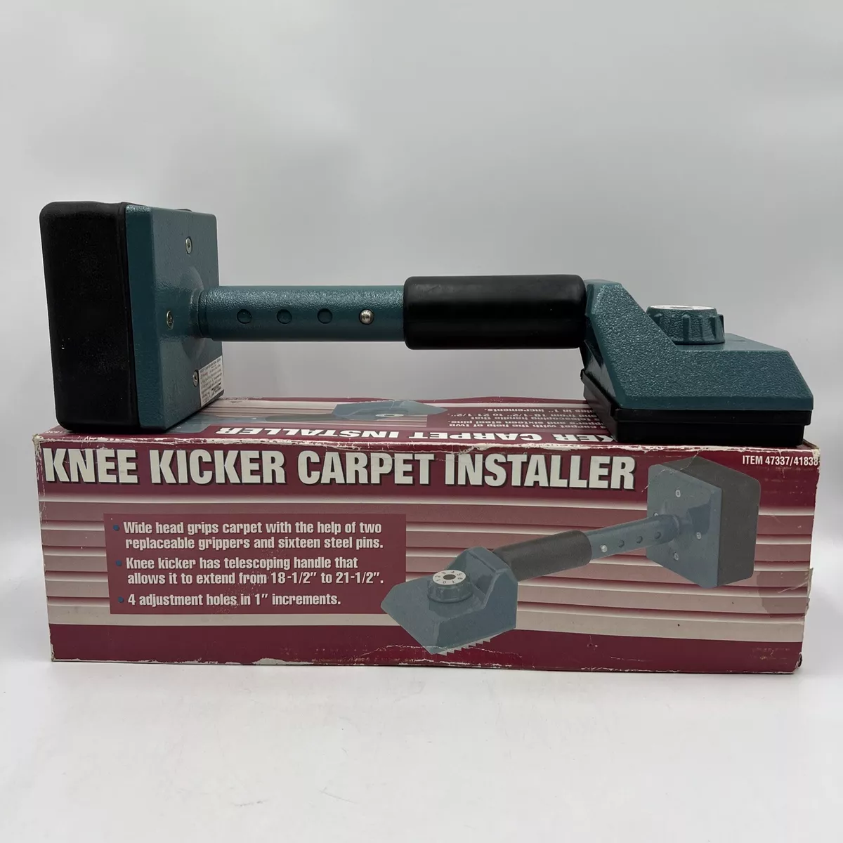 Finch & McLay Deluxe Knee Kicker Carpet Installer with Extendable