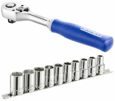 Britool Expert E032808 1/2''Dr Pear Ratchet & E034837 1/2''Dr 9-19mm Sockets