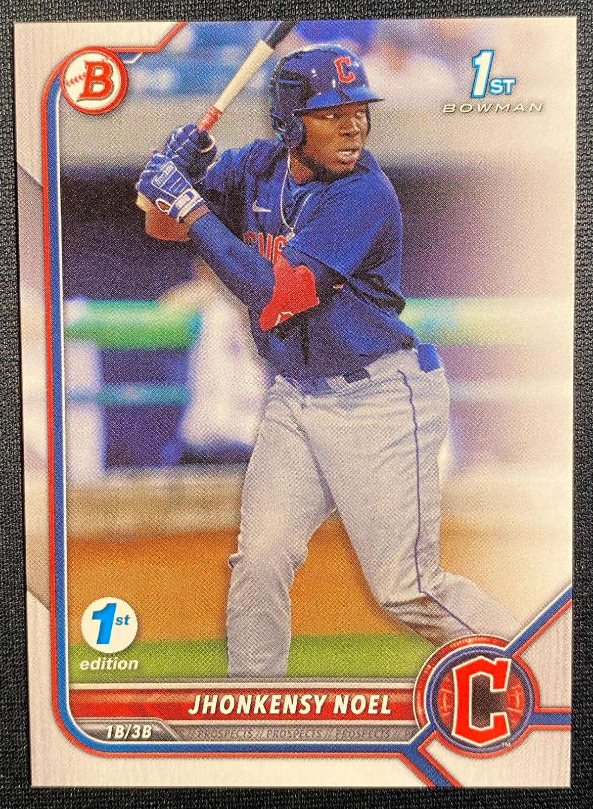 Jhonkensy Noel 2022 Bowman 1st Edition RC Rookie Prospect Paper Base GUARDIANS 2