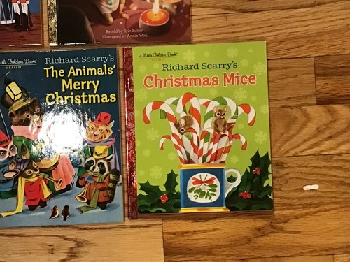5 count Christmas Little Golden Books * NEW * Richard Scarry Nutcracker Babes - Foto 4 di 4