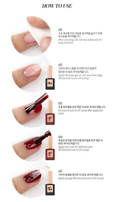 Set De 8 Vernis Gel à Ongles FROM THE NAIL - Laundry Gel - Couleurs Variées - K-Beauty - Neuf