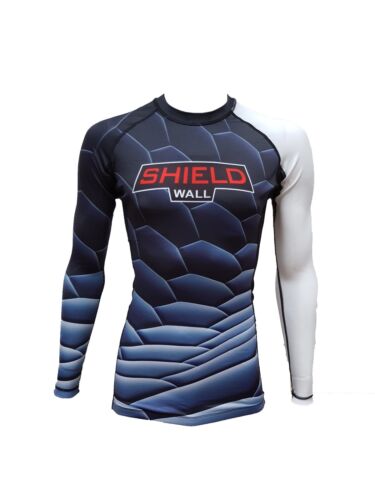 ShieldWall Scale Mens Womens Rash Guard Rashvest MMA BJJ - Long & Short Sleeve