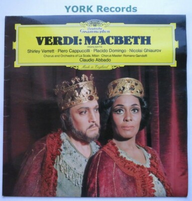 DG 2537 045 - VERDI - Macbeth highlights ABBADO / VERRETT - Ex Con LP Record 
