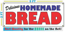 HOMEMADE BREAD BANNER Sign NEW Larger Size Best Quality for the   BAKERY