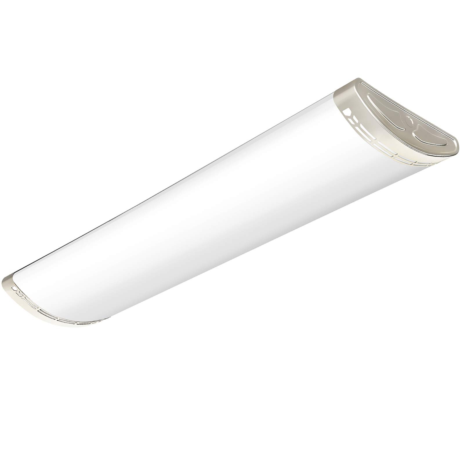 4ft LED Light Fixtures Dimmable 80W 8800lm Linear Flush Mount Lights, 4 Foot ...