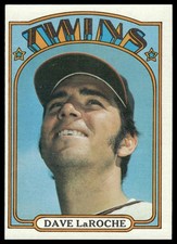1972 Topps Dave LaRoche #352 Minnesota Twins - Near Mint or Better
