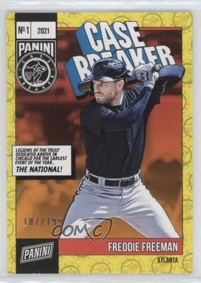 2021 Panini National Convention Case Breaker 107/199 Freddie Freeman #CB27 5w7